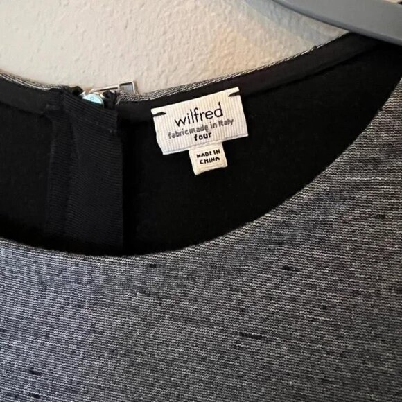 Wilfred Artizia Tartine Long Sleeve Back Zip Dress Size 4 - Picture 7 of 8